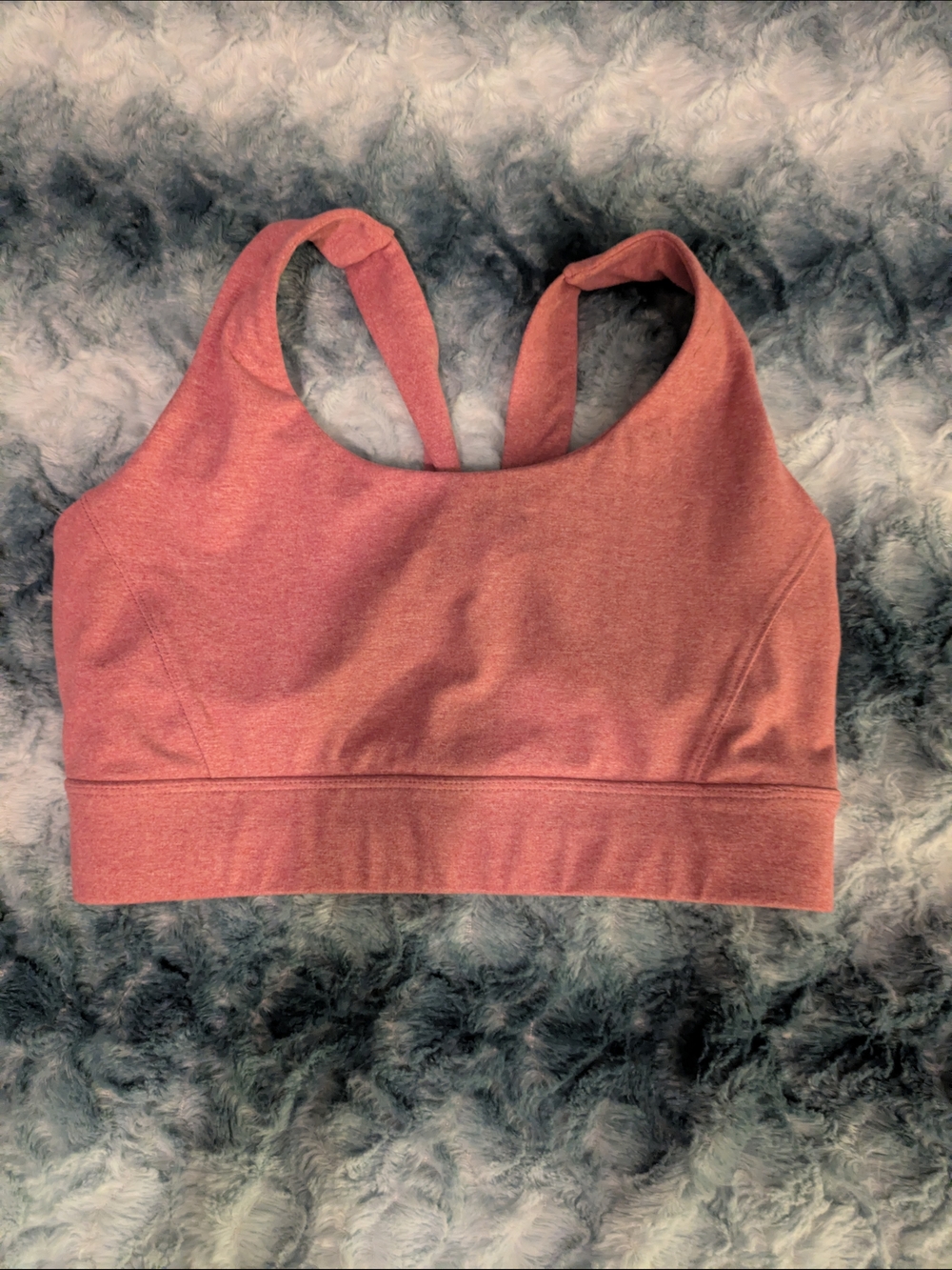 ZELOS Dusty Rose Racerback Tank Sports Bra